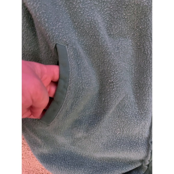 Free People Ruby Oversized Fleece Shacket Teal Button Down Long Sleeve- Size XS - Picture 9 of 12